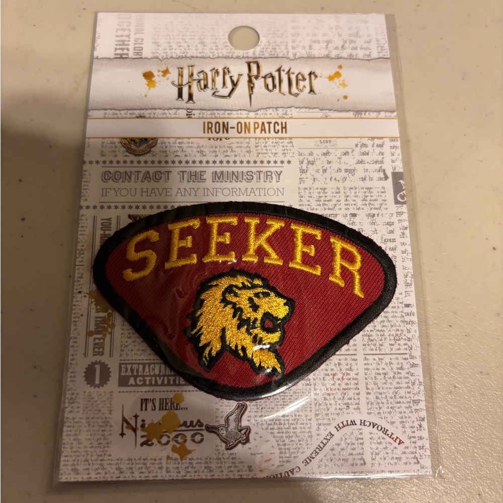 Warner Bros. Seeker Iron-On Patch - Red and Yellow